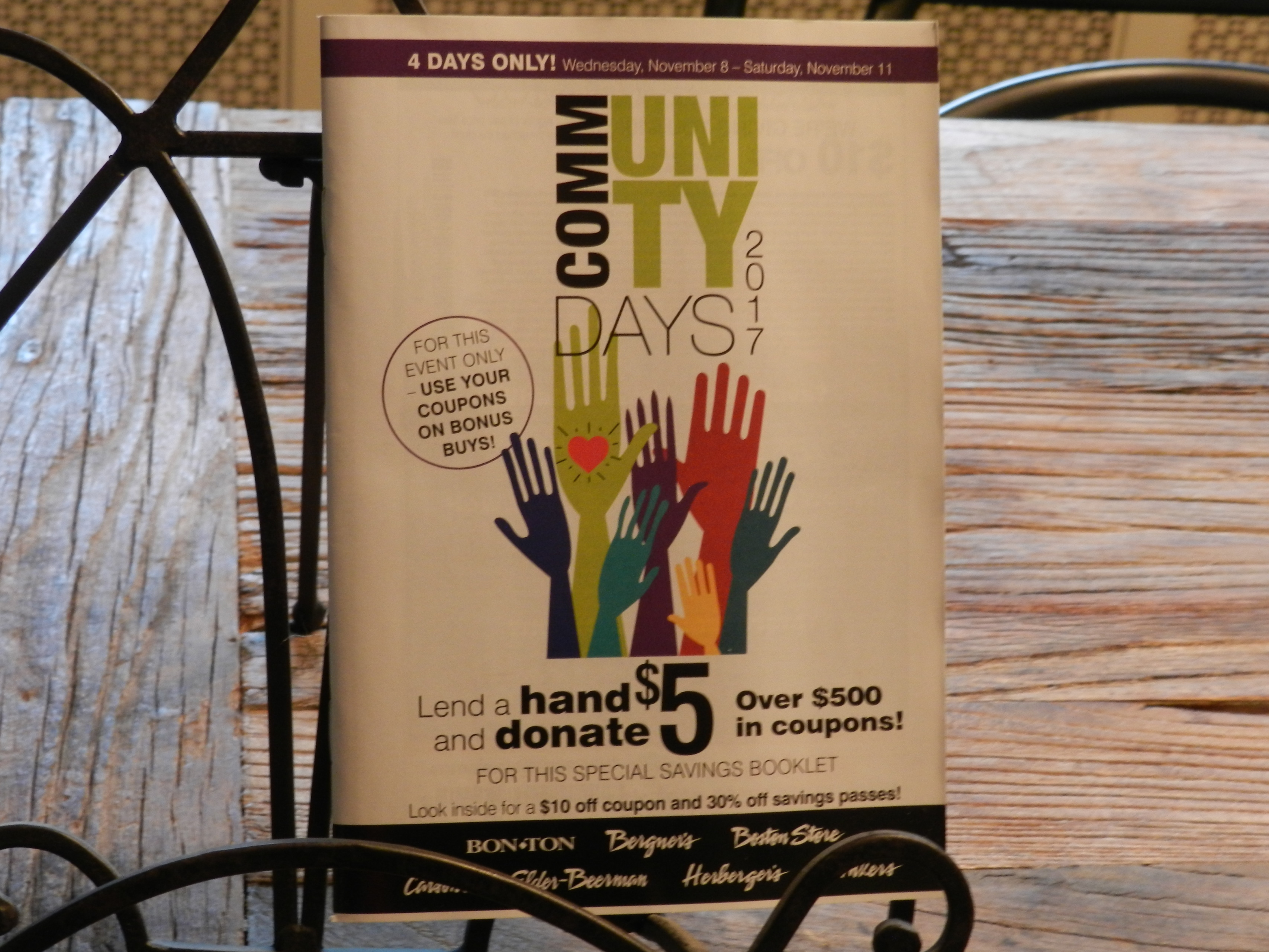 Herberger's Community Days Coupon Booklet
